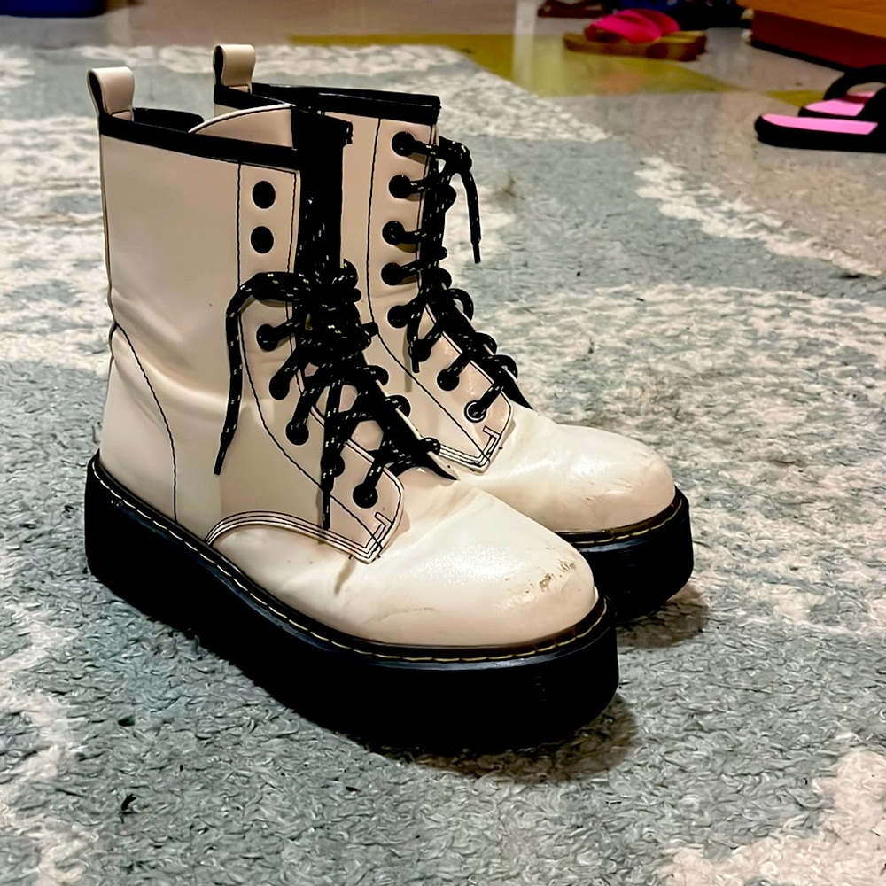 White boots